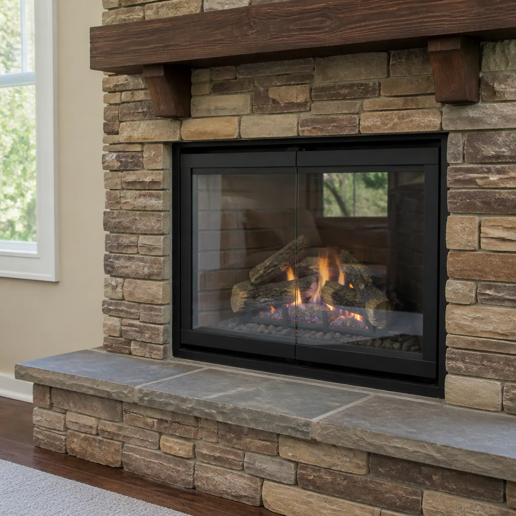 Gas fireplace service